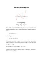 Phương trình bậc ba