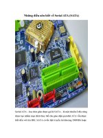 Những điều nên biết về Serial ATA (SATA)