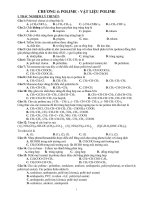 Trắc nghiêm polime