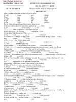 LT cấp tốc Anh 2010 số 51