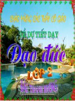 bài 7: Giữ gìn trường lớp sạch đẹp ( bài có lồng ghép SDTKNL)