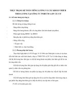 THỰC TRẠNG KẾ TOÁN TIÊNG LƯƠNG VÀ CÁC KHOẢN TRÍCH THEO LƯƠNG TẠI CÔNG TY TNHH TM và DV ÂU CƠ