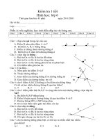 kiểm tra 1t hình học 6