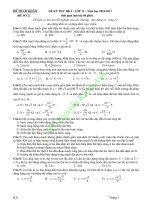 KT thử HK1 lớp 12 (đề 2)