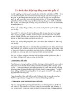 Các bước thực hiện hợp đồng mua bán quốc tế