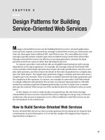Design Patterns for Building Service-Oriented Web Services