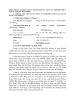 THỰC TRẠNG VÀ KHẢ NĂNG CẠNH TRANH CỦA CÔNG TY CHẾ BIẾN THUỶ SẢN XUẤT KHẨU HẢI PHÒNG