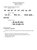 ĐÊ THI GKI KHỐI 1