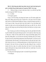 Một số ý kiến đóng góp nhằm hoàn thiện công tác hạch toán tập hợp chi phí và xác định kết quả kinh doanh tại Trung tâm TMDV Cửu Long