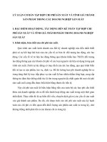 LÝ LUẬN CƠ BẢN TẬP HỢP CHI PHÍ SẢN XUẤT VÀ TÍNH GIÁ THÀNH SẢN PHẨM TRONG CÁC DOANH NGHIỆP SẢN SUẤT