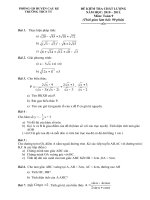 Đề Thi HKI-Toán 9