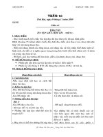 GA Lớp 4 tuần 10 (chi tiết)