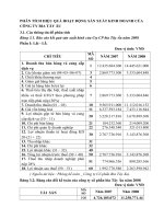 PHÂN TÍCH HIỆU QUẢ HOẠT ĐỘNG SẢN XUẤT KINH DOANH CỦA CÔNG TY BIA TÂY ÂU