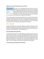 Khôi phục các file bằng phần mềm miễn phí