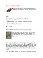 Phần mền kiểm tra RAM