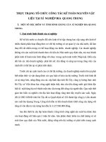 THỰC TRẠNG TỔ CHỨC CÔNG TÁC KẾ TOÁN NGUYÊN VẬT LIỆU TẠI XÍ  NGHIỆP BIA  QUANG TRUNG