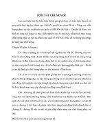 TÓM TẮT CHUYÊN ĐỀ