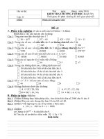 KT SỐ HỌC 6 - TIẾT 39