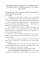 HOÀN THIỆN KẾ TOÁN CHI PHÍ SẢN XUẤT VÀTÍNH GIÁ THÀNH SẢN PHẨM TẠI CÔNG TY CỔ PHẦN SẢN XUẤT VÀ  XUẤT NHẬP KHẨU BAO BÌ