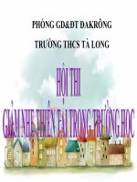 HOI THI GIAM NHE THIEN TAI TRONG TRUONG HOC