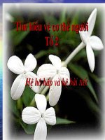 hệ hô hấp và hệ bài tiết