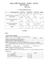 KIỂM TRA SỐ HỌC 6 - CHƯƠNG I - BÀI SỐ 2