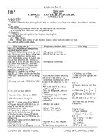 giao an dai 9  ki 1 du,ba cot ,moi nhat