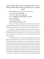 THỰC TRẠNG CÔNG TÁC KẾ TOÁN TIỀN LƯƠNG VÀ CÁC KHOẢN TRÍCH THEO LƯƠNG TẠI CÔNG TY CẦU I THĂNG LONG