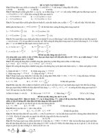 Đề luyện tập phần điện XC