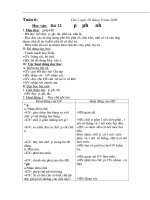 Giáo án Tuần 6 - Lớp 1