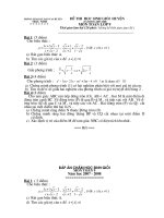 Đề thi( và đáp án) học sinh giỏi Toán 9