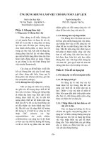 041_Ứng dụng khung làm việc cho bài toán lập lịch