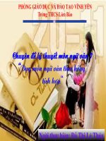 Chuyên đề Ngữ văn 7