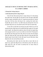 KHÁI QUÁT CHUNG VỀ PHƯƠNG THỨC TÍN DỤNG CHỨNG TỪ