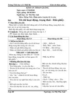 Giáo án thao giảng:Từ chỉ hoạt động trạng thái dấu phẩy