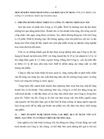 MỘT SỐ KIẾN NGHỊ NHẰM NÂNG CAO HIỆU QUẢ SỬ DỤNG VỐN LƯU ĐỘNG TẠI CÔNG TY CỔ PHẦN THIẾT BỊ THƯƠNG MẠI