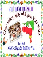 sinh hoạt lớp 20-11