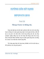 Hướng dẫn sử dụng InfoPath 2010 part 22