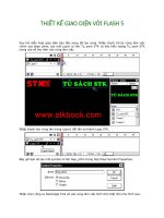 Thiết kế giao diện với Flash 5 phần 2