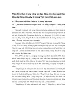 Phân tích thực trạng công tác tạo động lực cho người lao động tại Tổng Công ty Xi măng Việt Nam thời gian qua