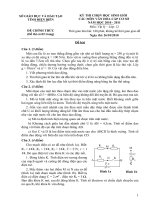 Đề thi HSG cấp tỉnh môn Vật lý-2010