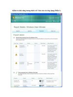 Kiểm tra khả năng tương thích với Vista của các ứng dụng (Phần 1)