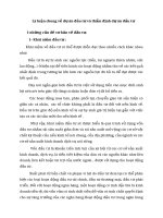 Lý luận chung về dự án đầu tư và thẩm định dự án đầu tư