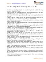 Hướng dẫn ôn tập 24 câu tư tưởng Hồ Chí Minh