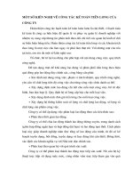 MỘT SỐ KIẾN NGHỊ VỀ CÔNG TÁC KẾ TOÁN TIỀN LƯƠNG CỦA CÔNG TY