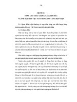 NÂNG CAO CHẤT LƯỢNG TĂNG TRƯỞNG NGÀNH DỆT MAY VIỆT NAM TRONG BỐI CẢNH HỘI NHẬP