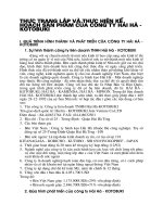 Thực trạng lập và thực hiện kế hoạch sản phẩm của công ty Hải Hà - Kotobuki