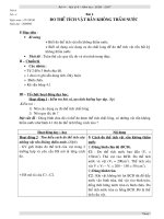 Đo Thể tích vật rắn ...