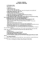 Chương trình Đại hội chi đội