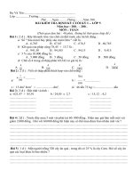 đề thi lớp 5 2010-2011